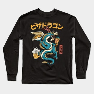 Pizza Dragon Long Sleeve T-Shirt